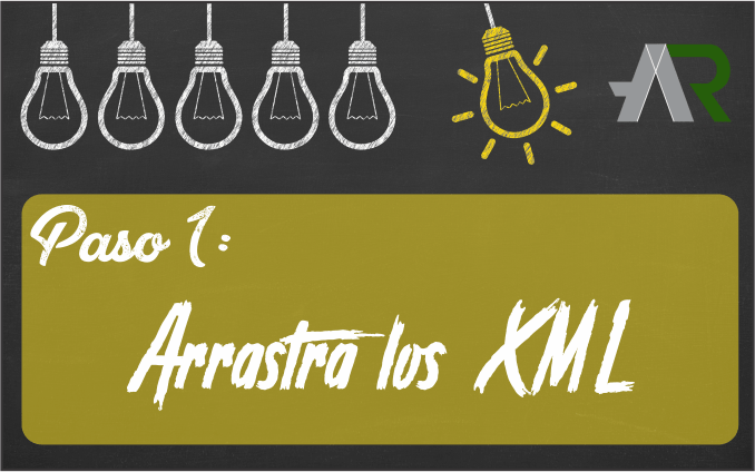 Arrastra los XML de descarga masiva XML