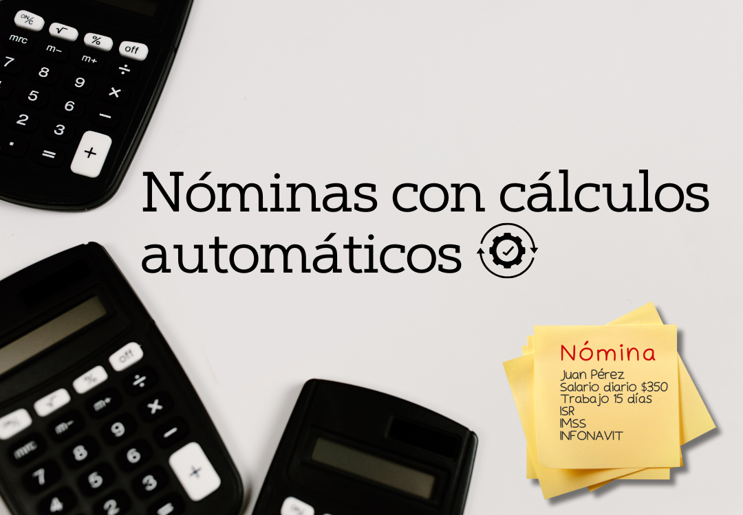 Nóminas, cálculo automático